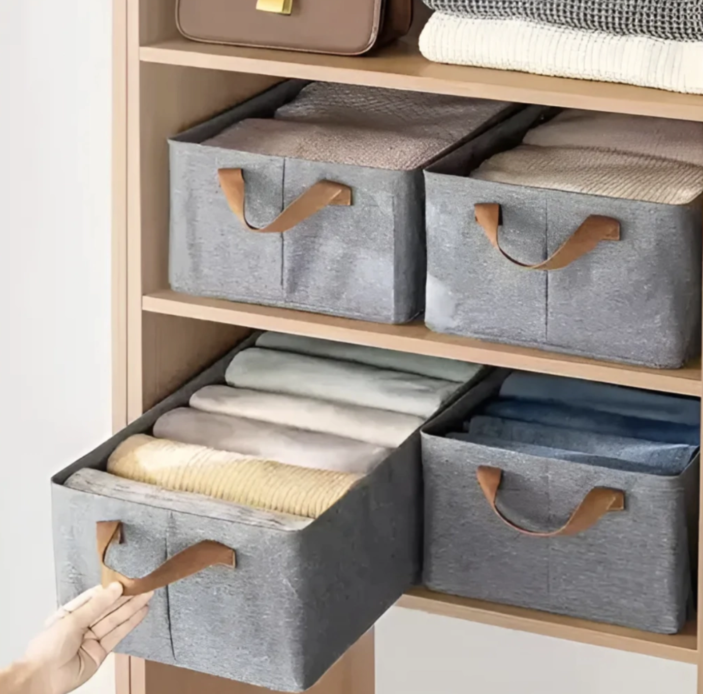 Cesto Organizador Gris